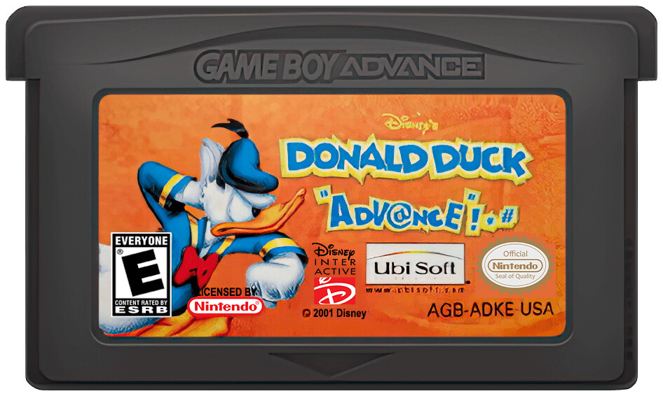 Лицензионный картридж Donald Duck Advance для Game Boy Advance